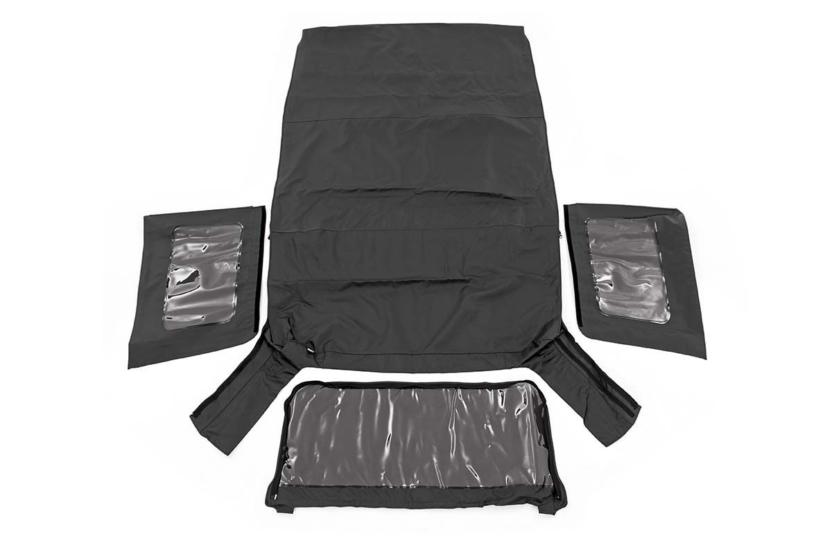 Rough Country Soft Top | Replacement | Black | 4 Door | Jeep Wrangler Unlimited (07-09)