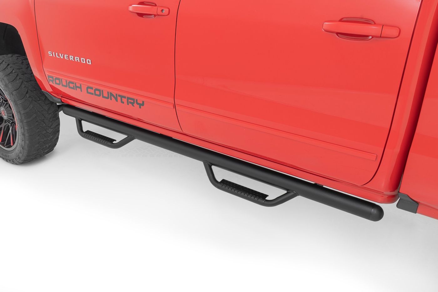 Rough Country Nerf Steps | Cab Length | Crew Cab | Chevy/GMC 1500 (14-18 & Classic)
