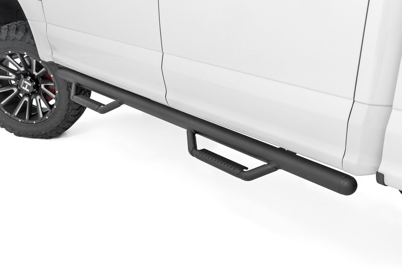 Rough Country Nerf Steps | Cab Length | Crew | Ford F-150/Lightning/F-250/F-350/Raptor (15-26)