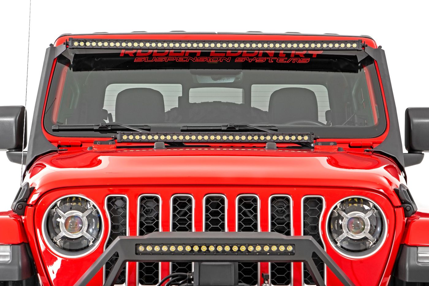 Rough Country 9 Inch LED Headlights | DOT Approved | Jeep Gladiator JT/Wrangler JL (18-26)