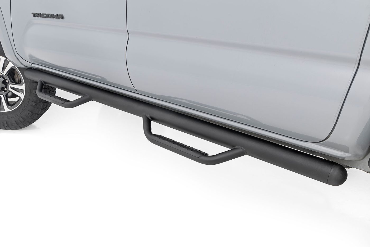 Rough Country Nerf Steps | Cab Length | Crew Cab | 5' Bed | Toyota Tacoma 2WD/4WD (05-23)