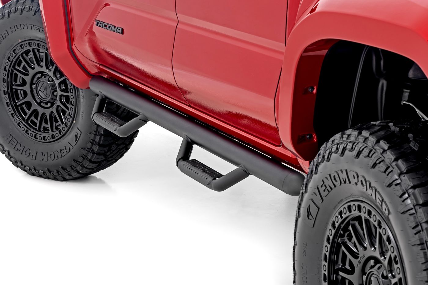 Rough Country Nerf Steps | Cab Length | Double Cab | Toyota Tacoma 2WD/4WD (2024-2026)