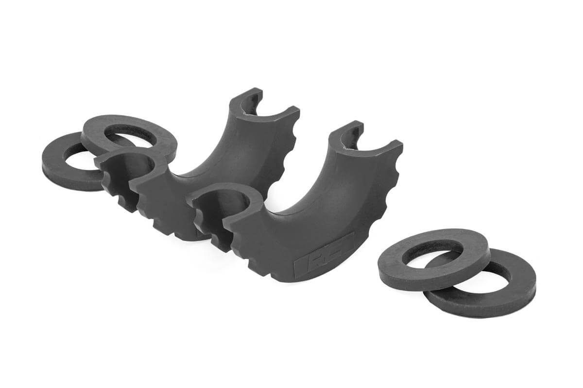 Rough Country D-Ring Isolator Kit | Pair | Black