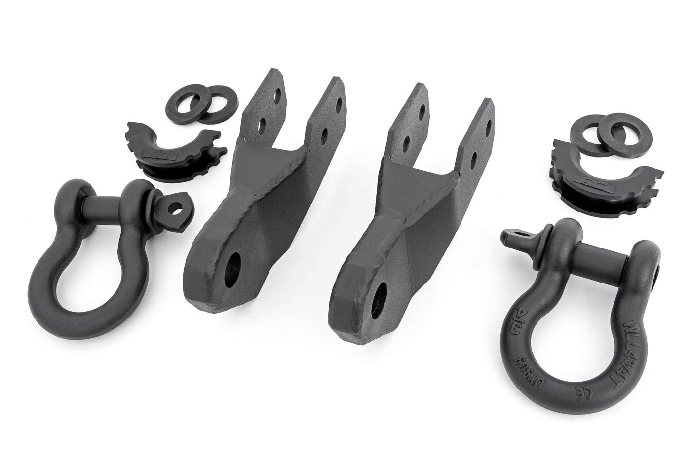 Rough Country Tow Hook to Shackle Bracket | D-Ring Combo | Chevy Colorado 2WD/4WD (15-22)