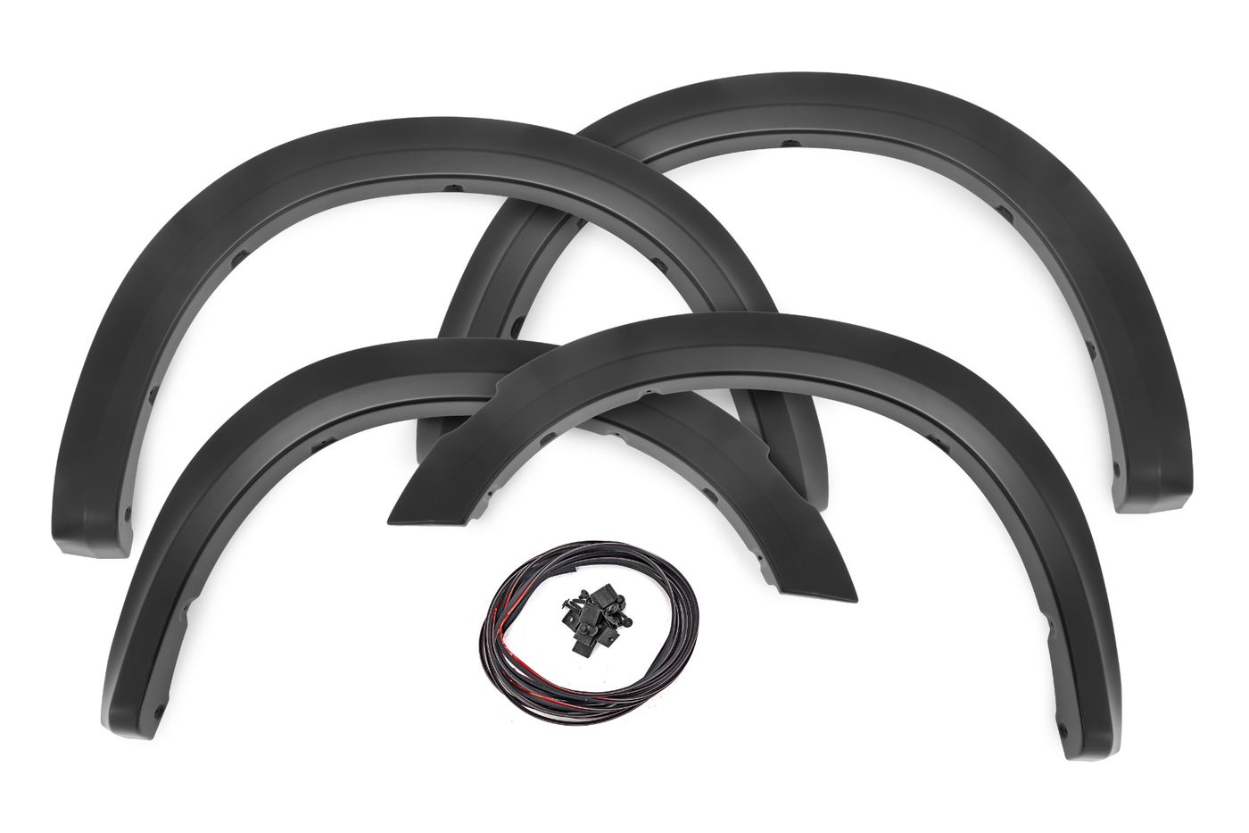 Rough Country Sport Fender Flares | PX8 Black Crystal | Ram 1500 2WD/4WD (2009-2018 & Classic) | #S-D10911-PX8