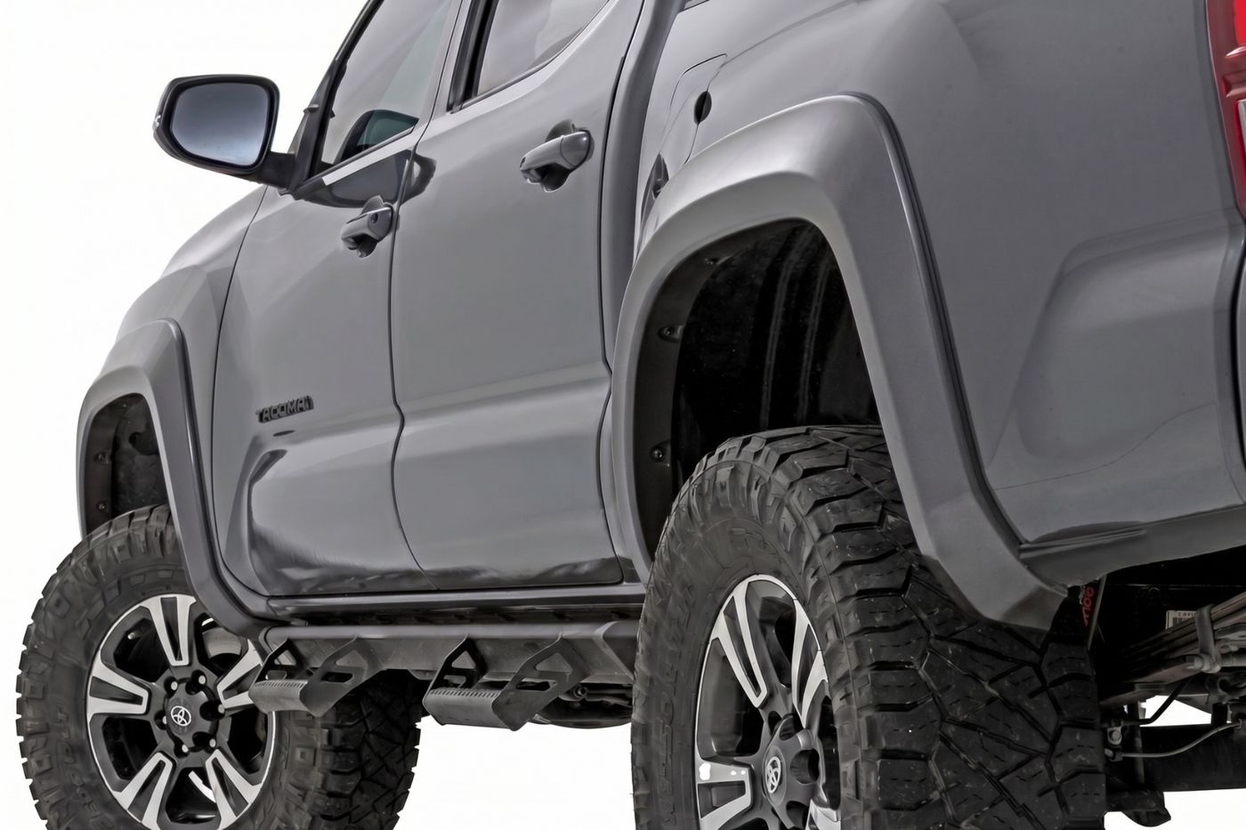 Rough Country Sport Fender Flares | 1G3 Magnetic Grey | Toyota Tacoma 2WD/4WD (2016-2023)