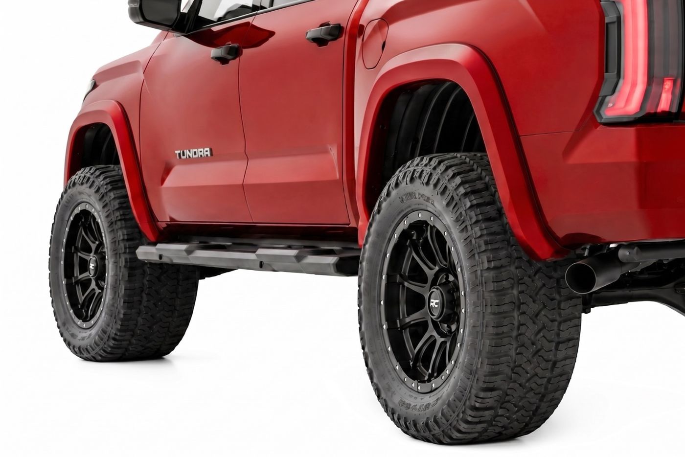 Rough Country Sport Fender Flares | 3U5 Supersonic Red | Toyota Tundra 2WD/4WD (2022-2026)