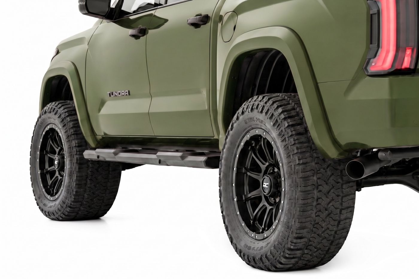 Rough Country Sport Fender Flares | 6V7 Army Green | Toyota Tundra 2WD/4WD (2022-2026)