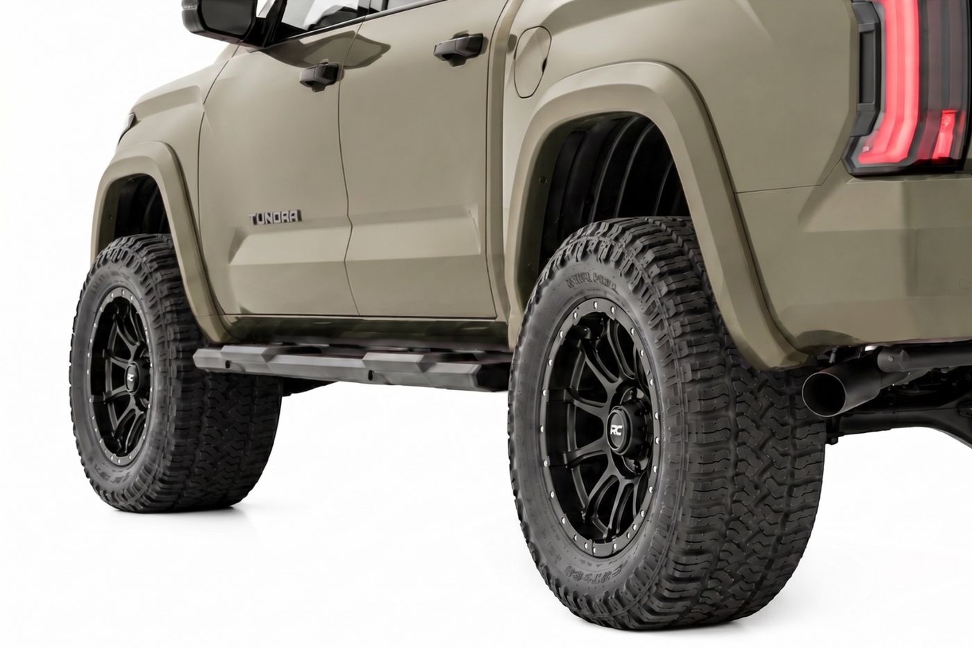 Rough Country Sport Fender Flares | 6X3 Lunar Rock | Toyota Tundra 2WD/4WD (2022-2026)