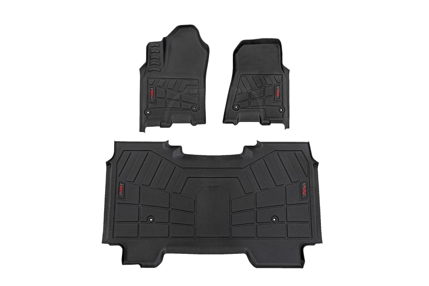 Rough Country Sure-Fit Floor Mats | Front & Rear | Crew | Ram 1500 2WD/4WD (2025-2026)