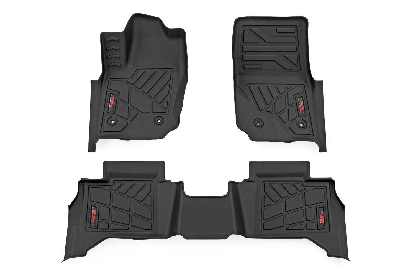 Rough Country Sure-Fit Floor Mats | Front & Rear | Toyota 4Runner 2WD/4WD (2025-2026)