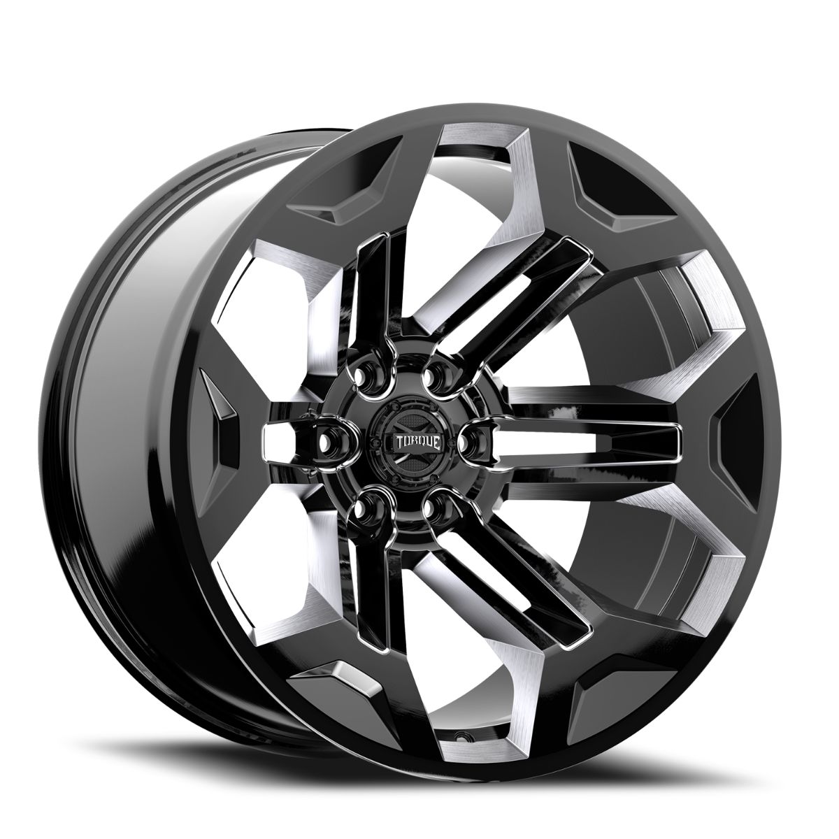 Rough Country Torque Pulse | Gloss Black | 20x9 | 6x5.5 | -12mm