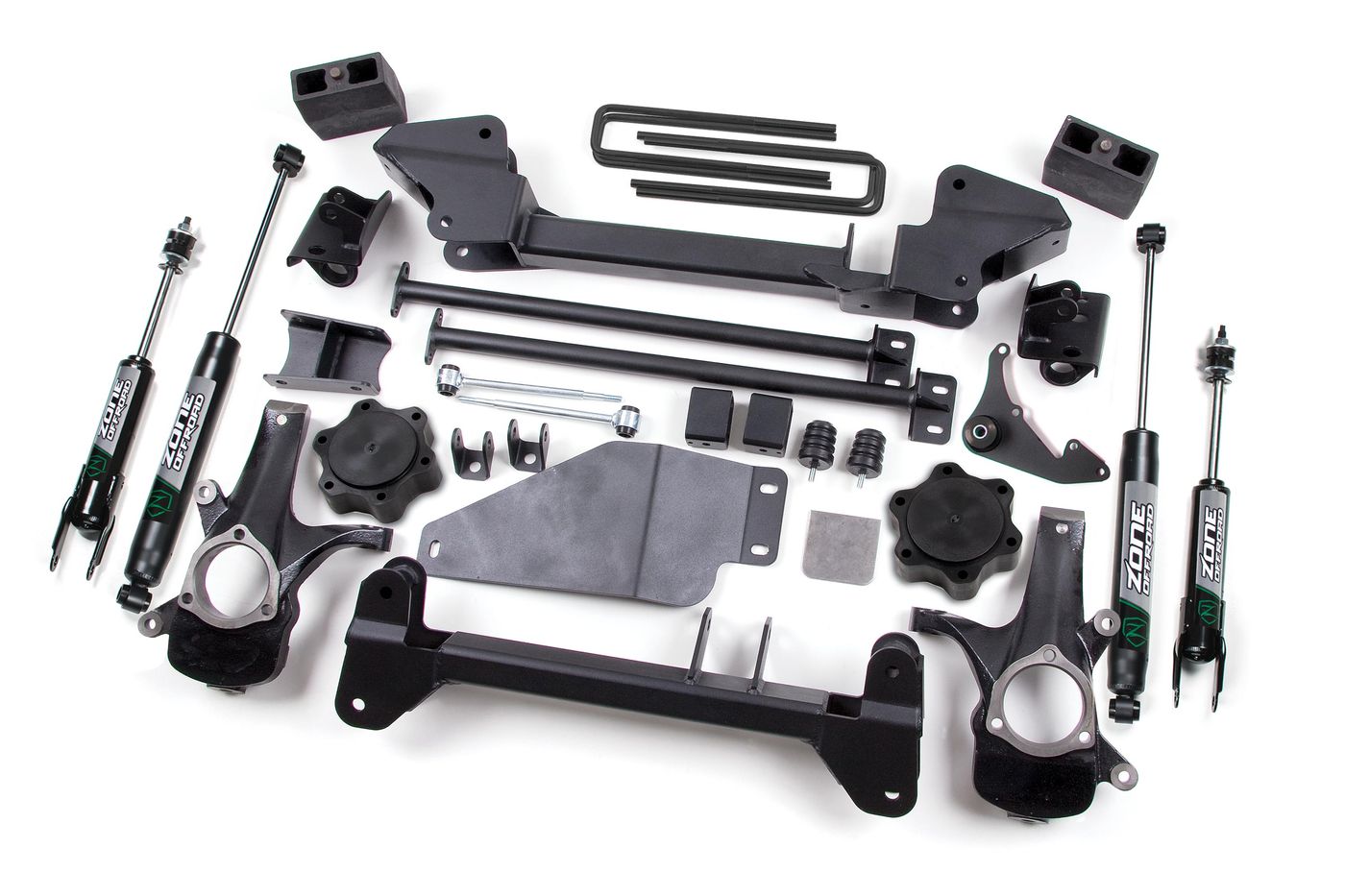 Zone Offroad 6" Torsion Bar Drop Lift Kit ; Nitro Shocks