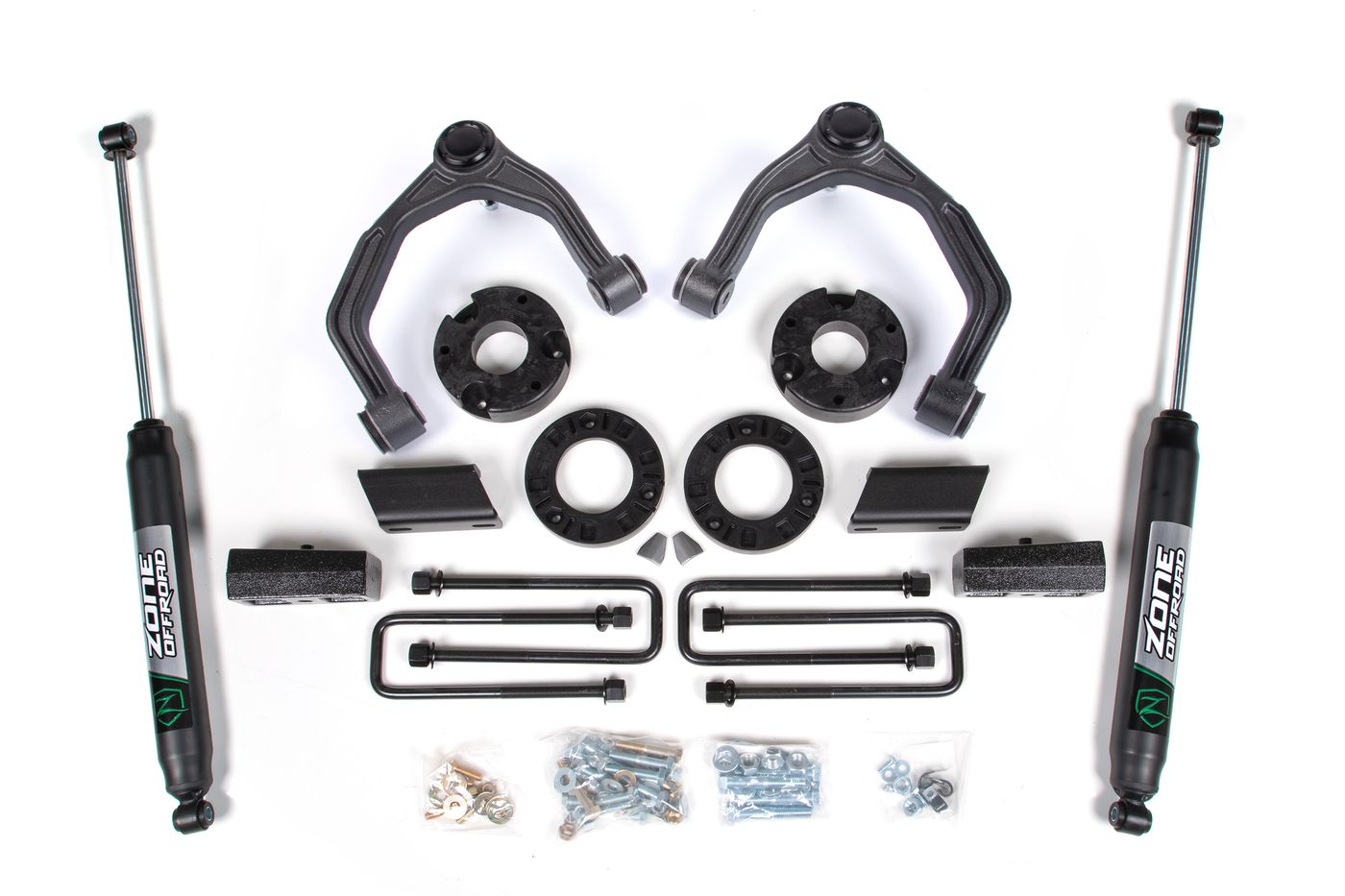 Zone Offroad 3.5" Adventure Series Lift Kit ; Nitro Shocks