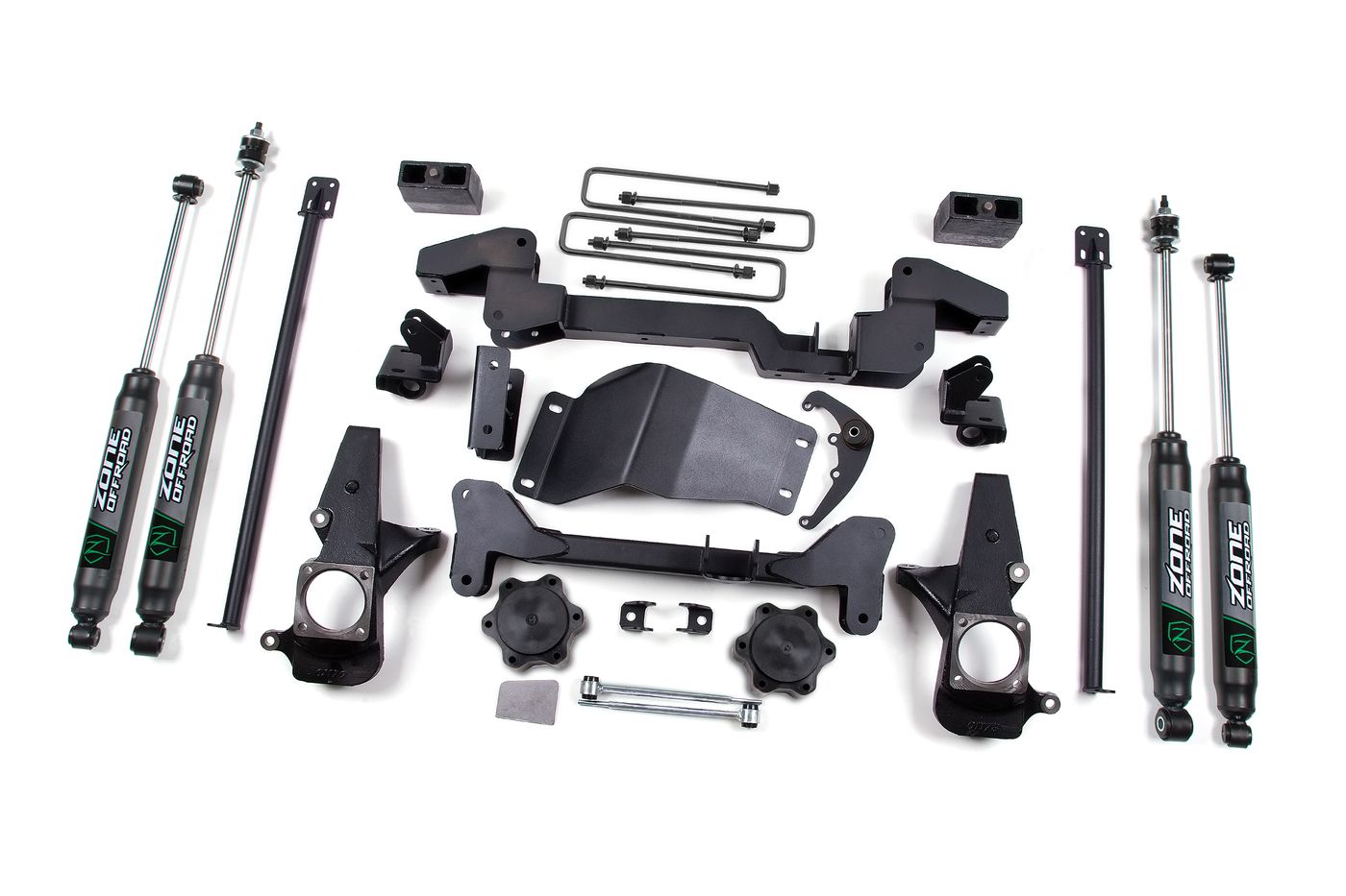 Zone Offroad 6" Suspension Lift Kit ; Nitro Shocks