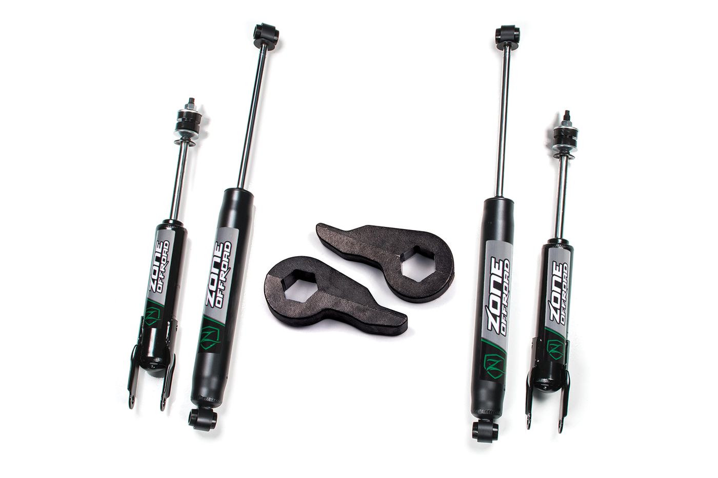 Zone Offroad 2" Torsion Key Leveling Kit ; Nitro Shocks