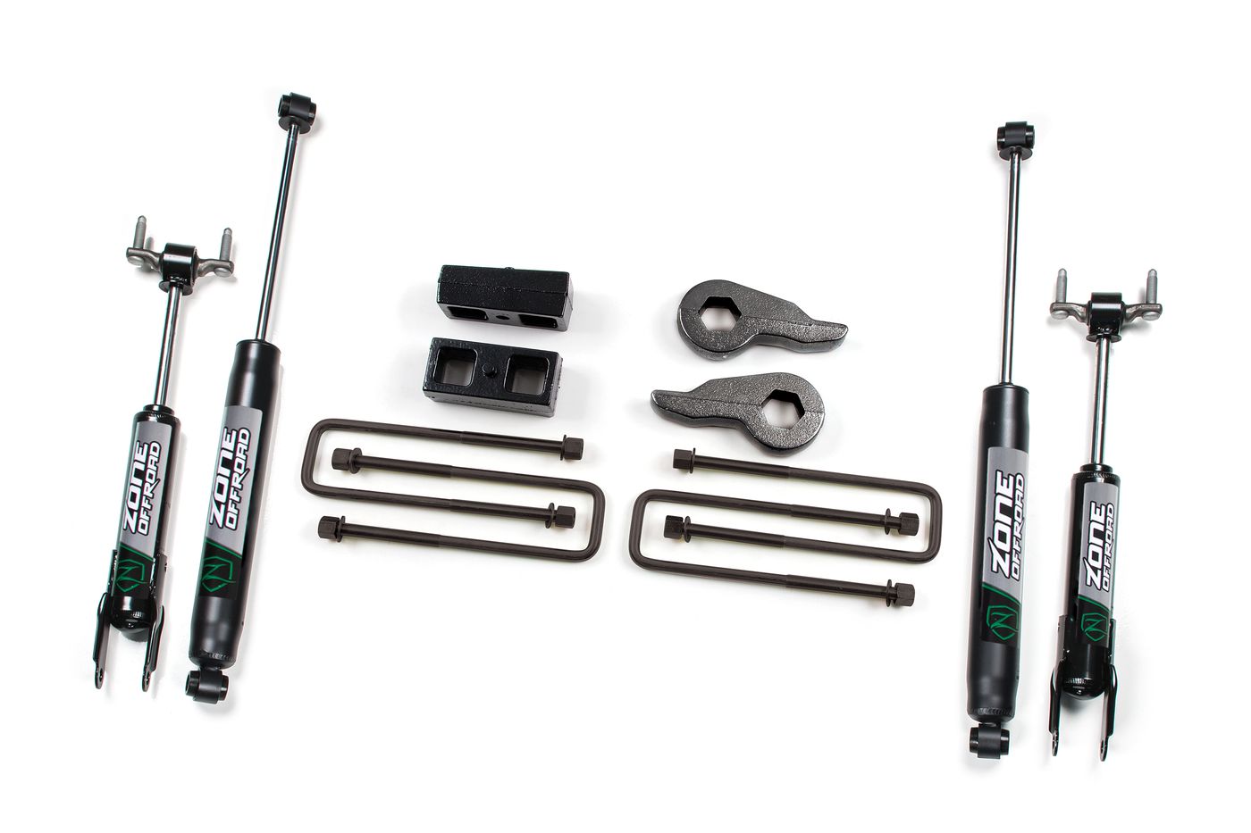 Zone Offroad 2" Torsion Key Lift Kit ; Nitro Shocks