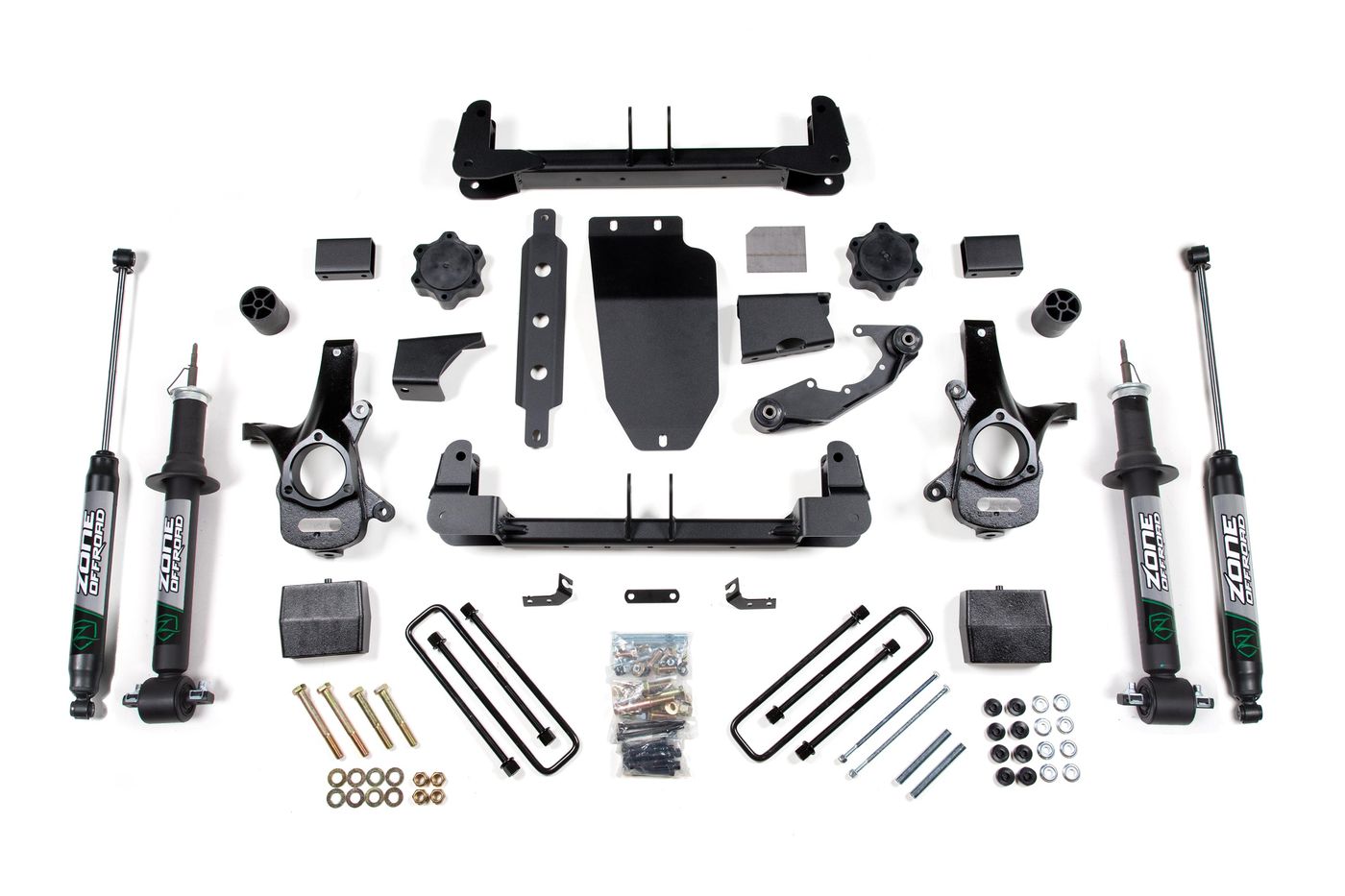 Zone Offroad 6.5" Lift Kit with Strut Shock ; Nitro Shocks