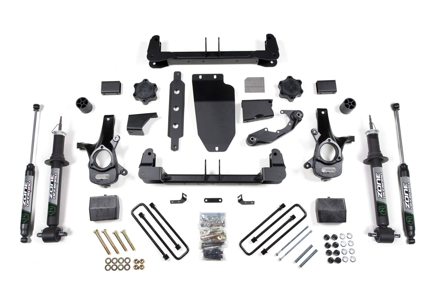 Zone Offroad 6.5" Lift Kit with Strut Shock ; Nitro Shocks
