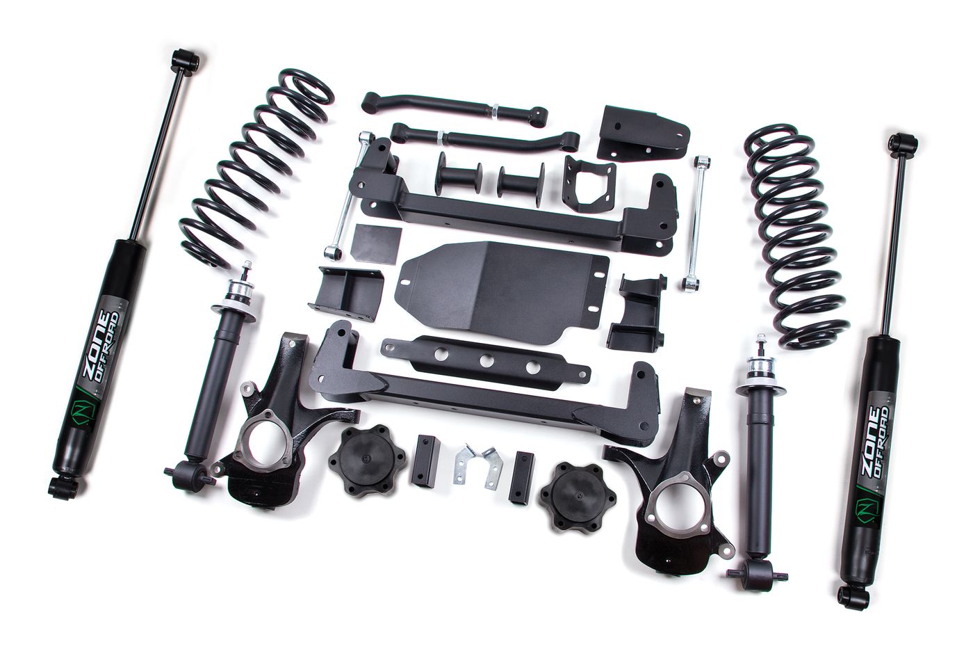 Zone Offroad 6.5" Strut & Drop Crossmember Lift Kit ; Nitro Shocks