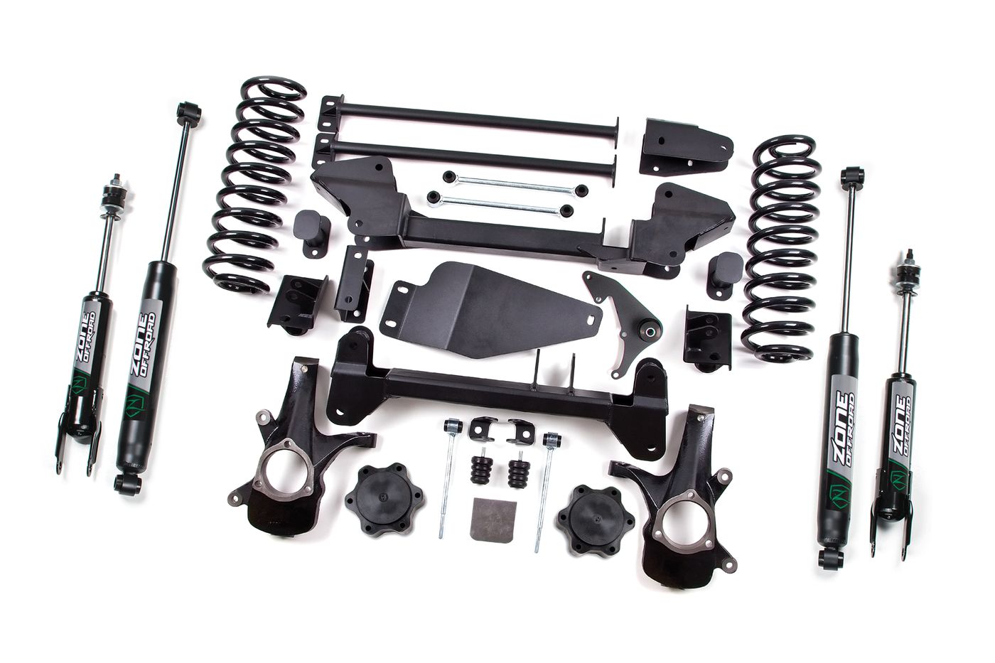 Zone Offroad 6" Torsion Bar Drop Lift Kit ; Nitro Shocks