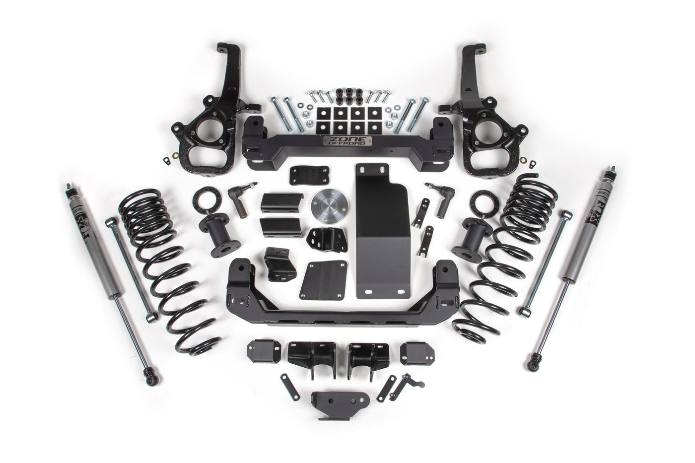 Zone Offroad 6" Lift Kit - Large Bore - FOX Adventure Shocks