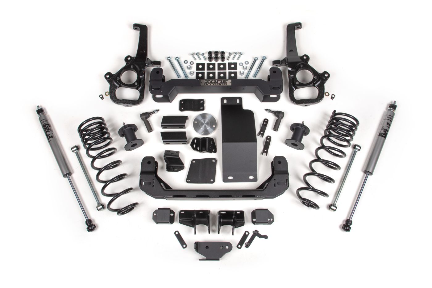 Zone Offroad 4" Lift Kit - Large Bore - FOX Adventure Shocks