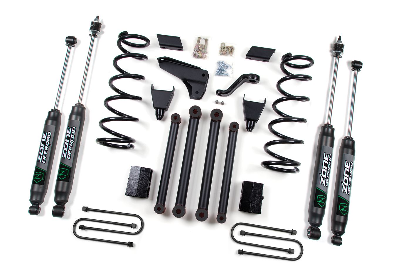 Zone Offroad 5" Coil Spring Lift Kit ; Nitro Shocks