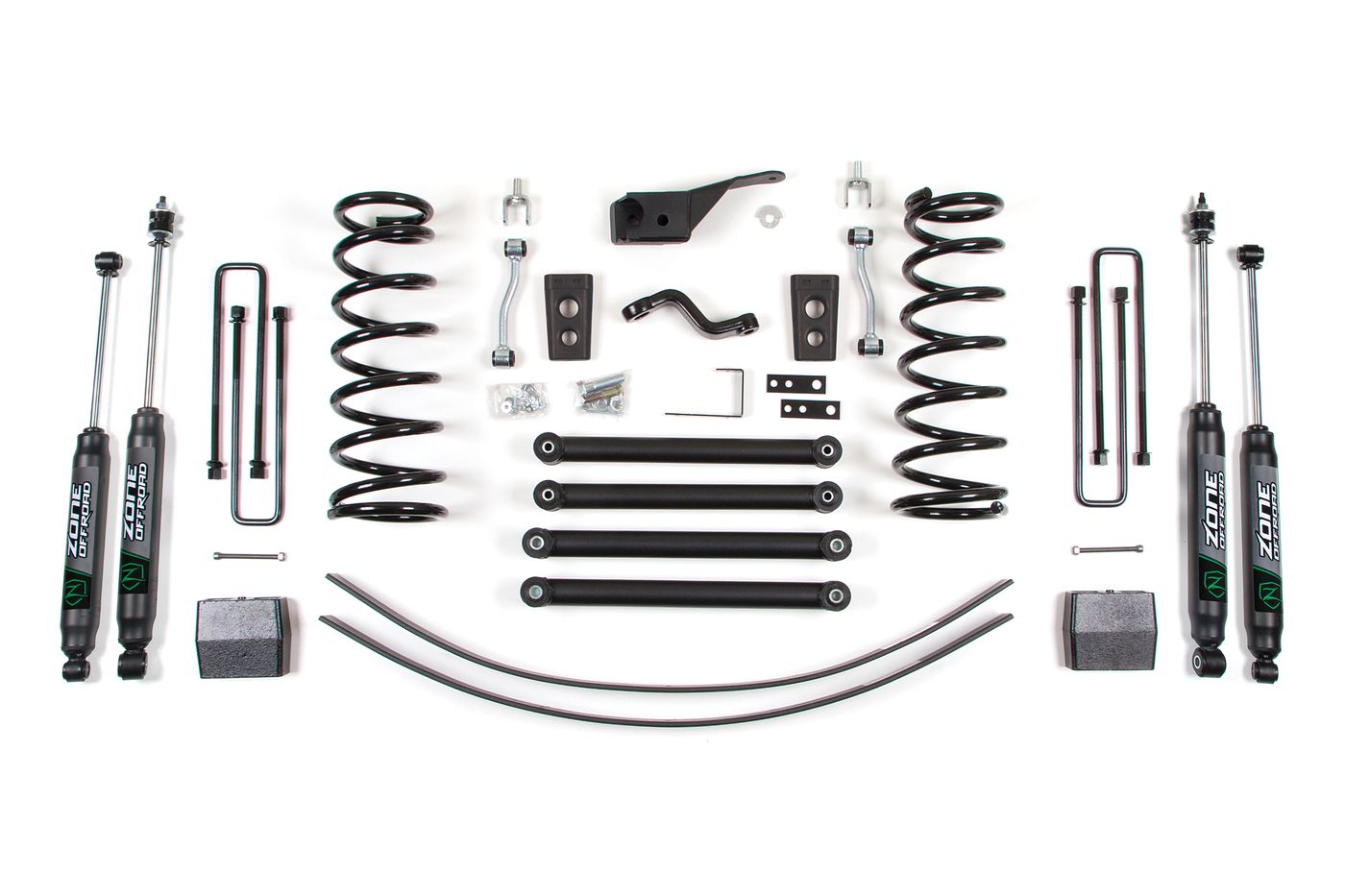 Zone Offroad 5" Coil Spring Lift Kit ; Nitro Shocks