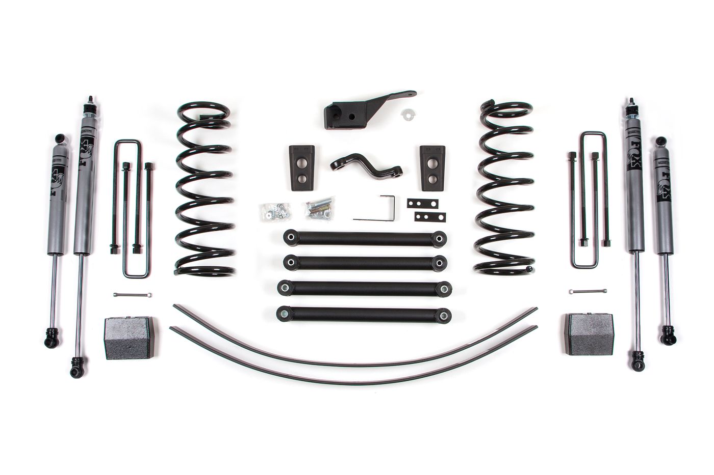 Zone Offroad 5" Coil Spring Lift Kit ; Fox Shocks