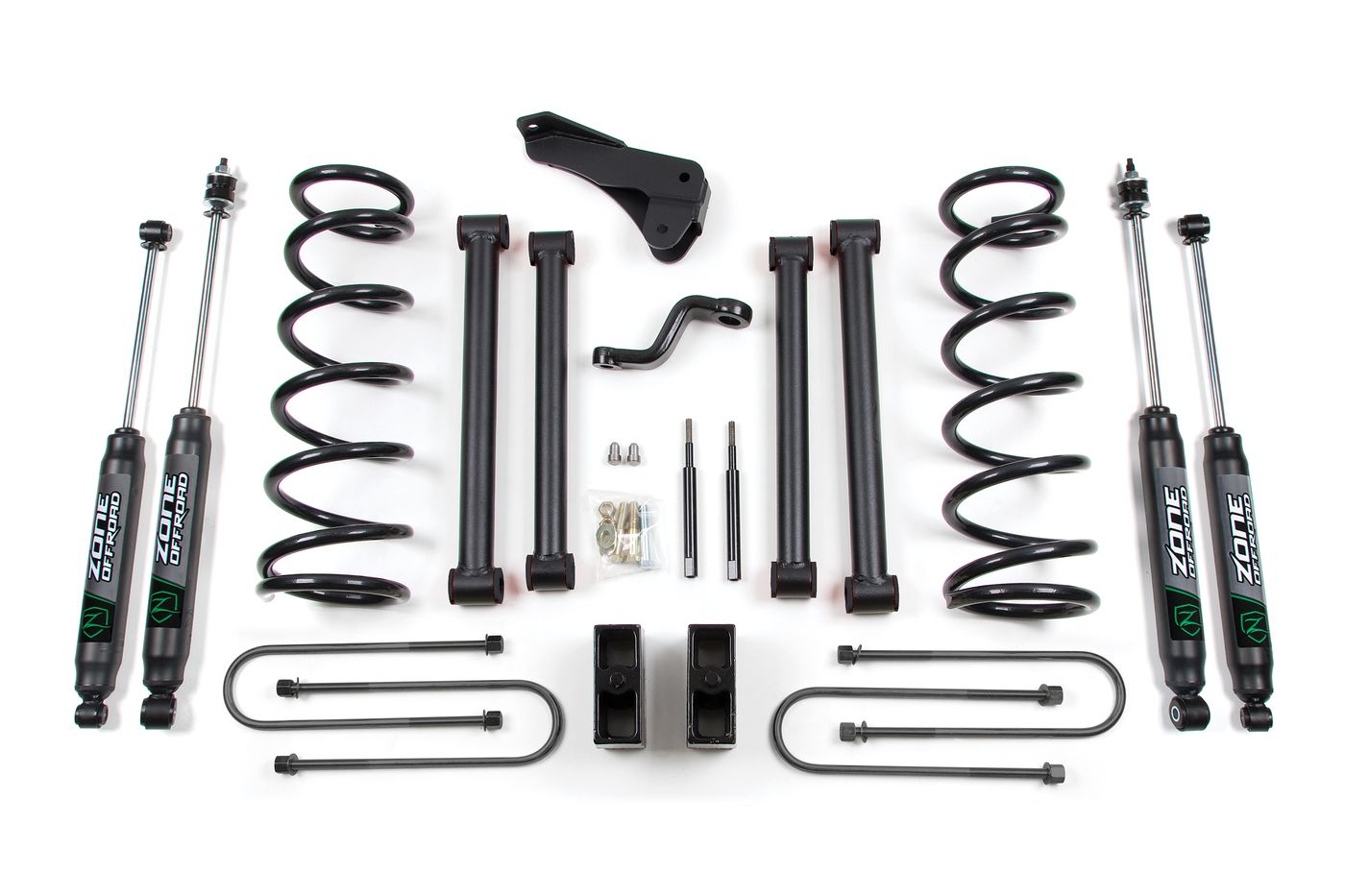 Zone Offroad 5" Coil Spring Lift Kit ; Nitro Shocks