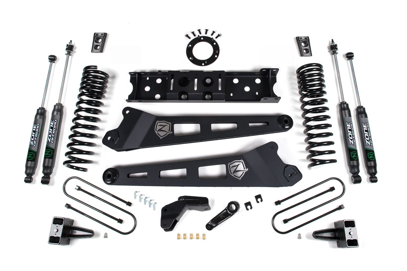 Zone Offroad 4.5" Radius Arm Lift Kit ; Nitro Shocks