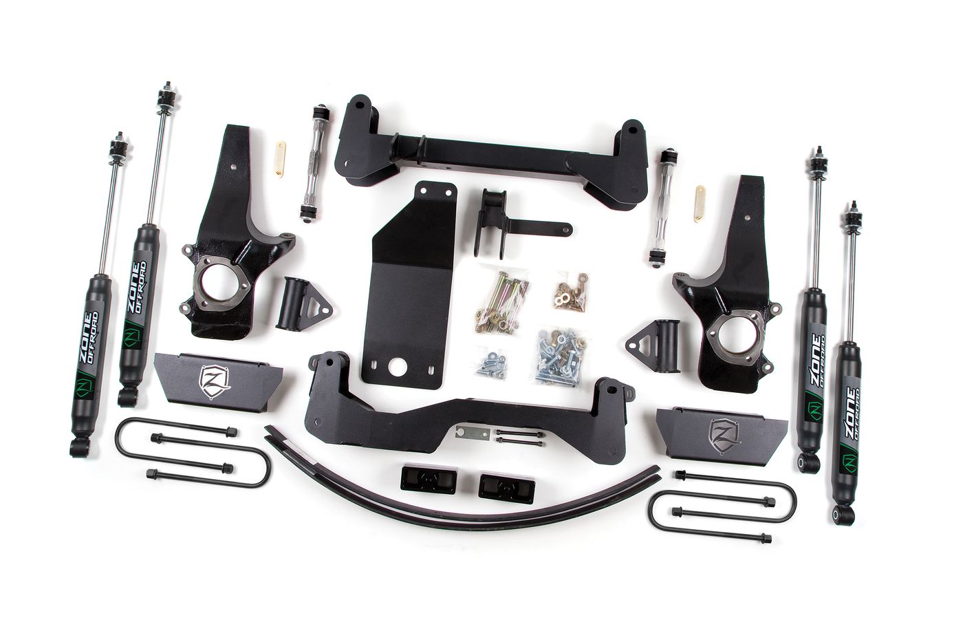 Zone Offroad 6" Suspension Lift Kit ; Nitro Shocks