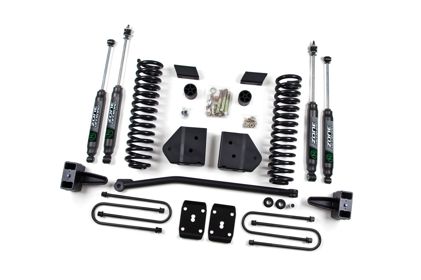 Zone Offroad 4" Lift Kit ; Nitro Shocks