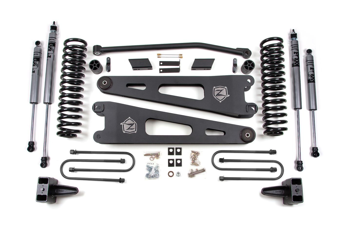 Zone Offroad 4" Radius Arm Lift Kit ; Fox Shocks