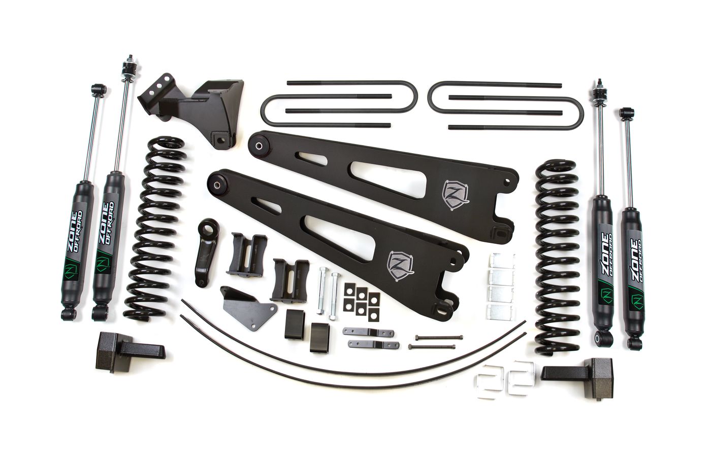 Zone Offroad 6" Radius Arm Lift Kit ; Nitro Shocks