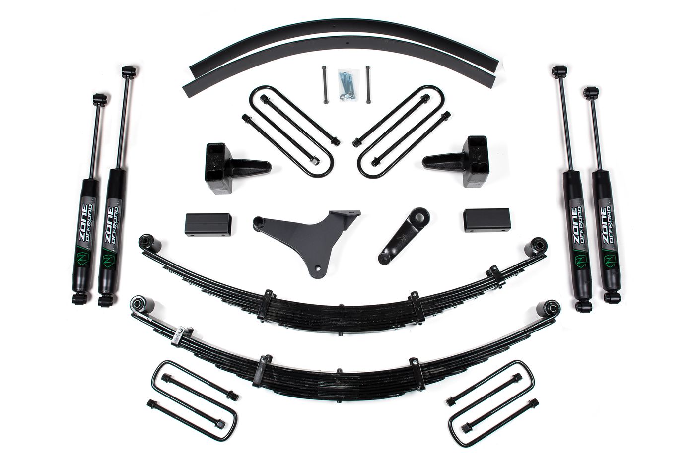 Zone Offroad 6" Suspension Lift Kit ; Nitro Shocks