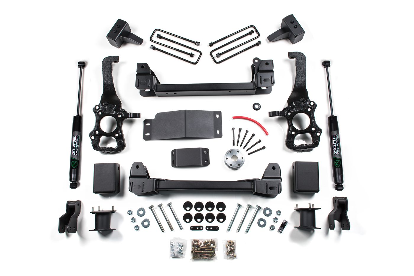 Zone Offroad 4" Suspension Lift Kit ; Nitro Shocks