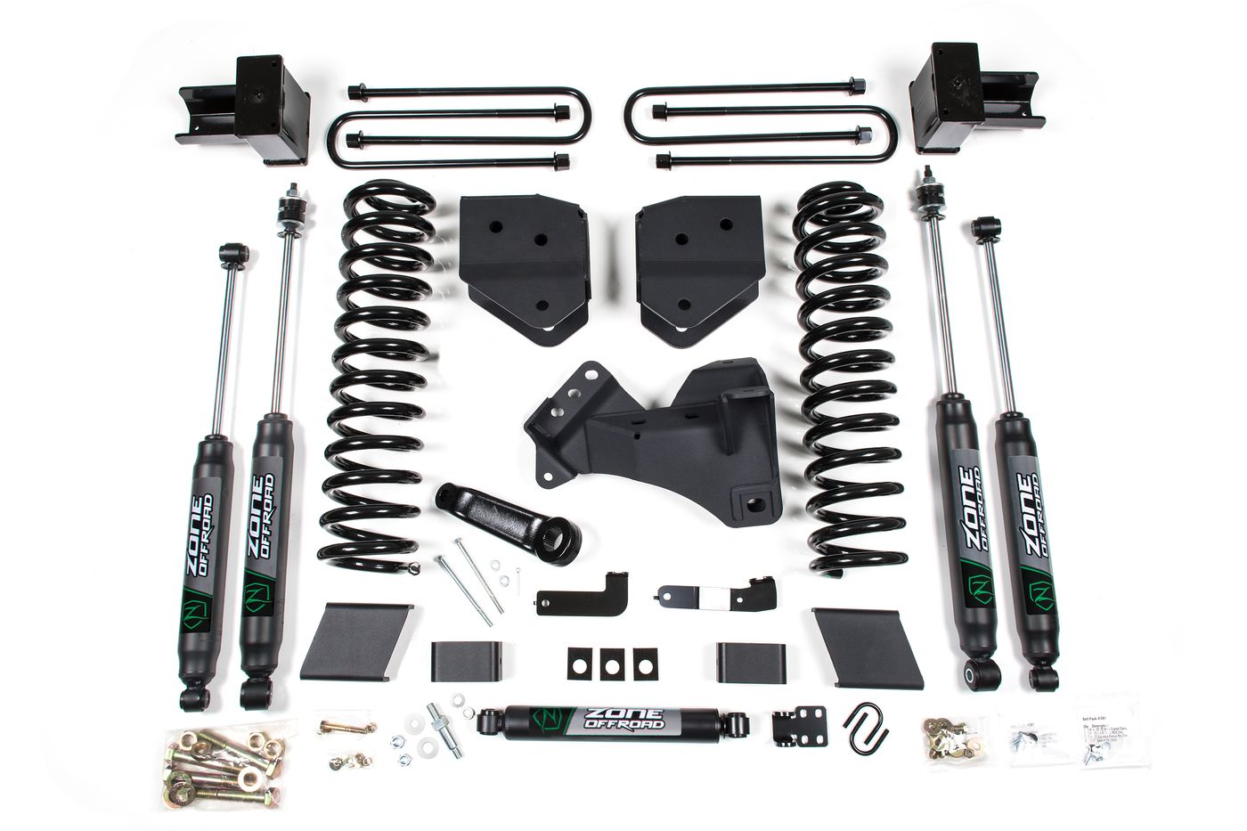Zone Offroad 4 Inch Suspension Lift Kit - Nitro Shocks