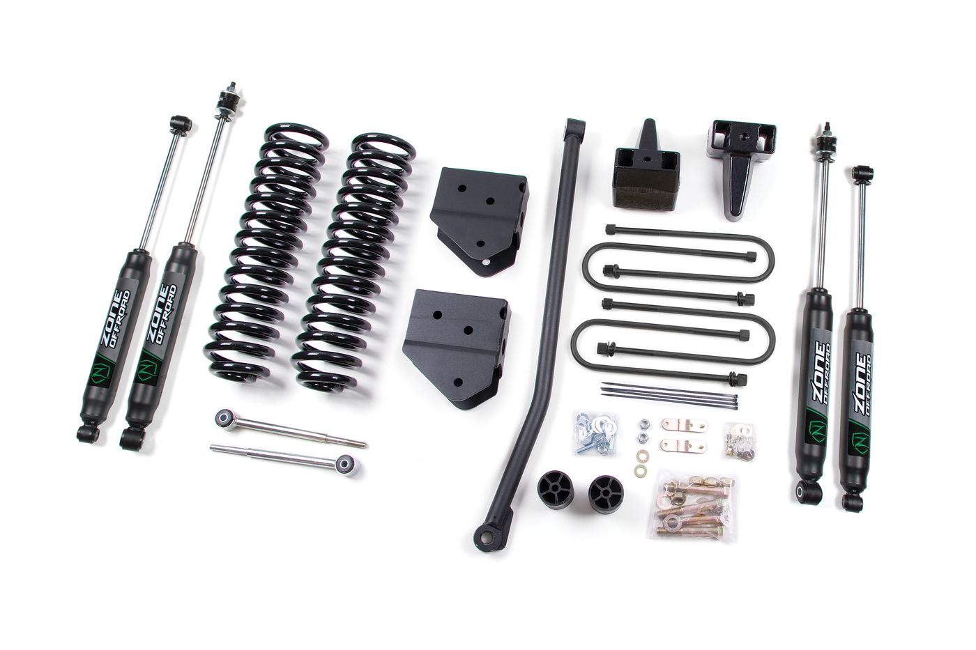 Zone Offroad 4" Standard Lift Kit ; Nitro Shocks
