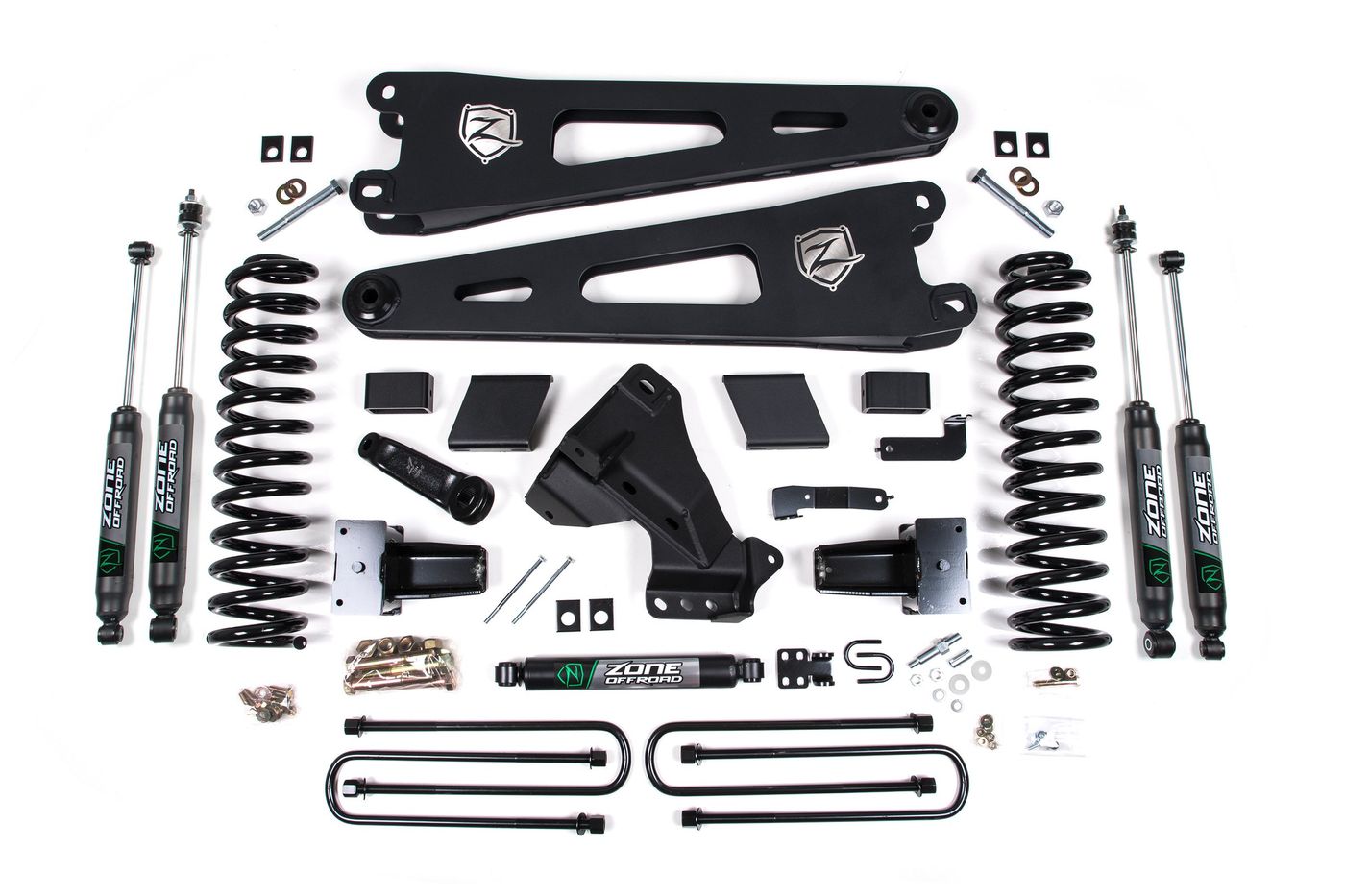 Zone Offroad 6" Radius Arm Lift Kit ; Nitro Shocks