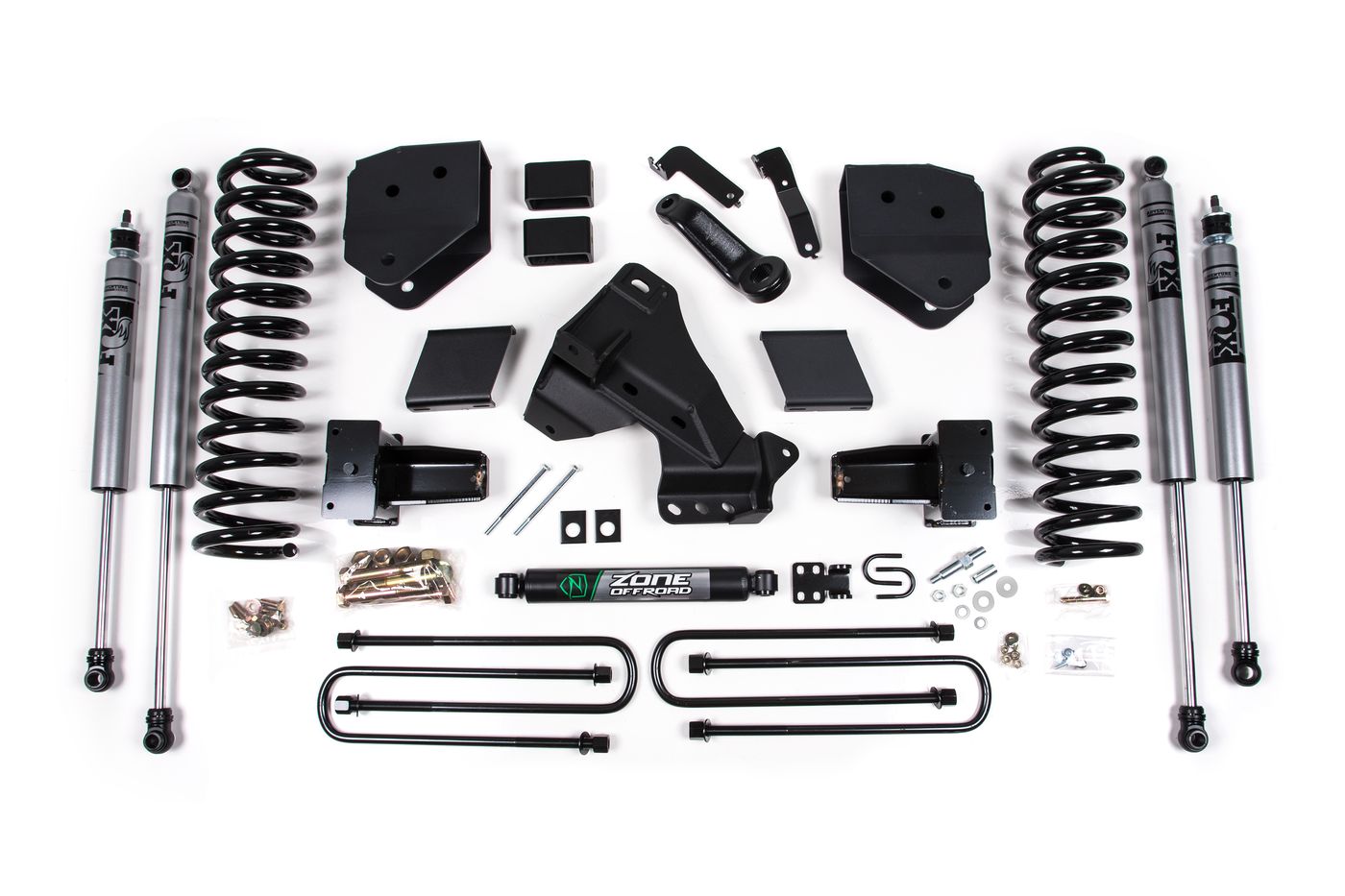Zone Offroad 4" Suspension Lift System ; Fox Shocks