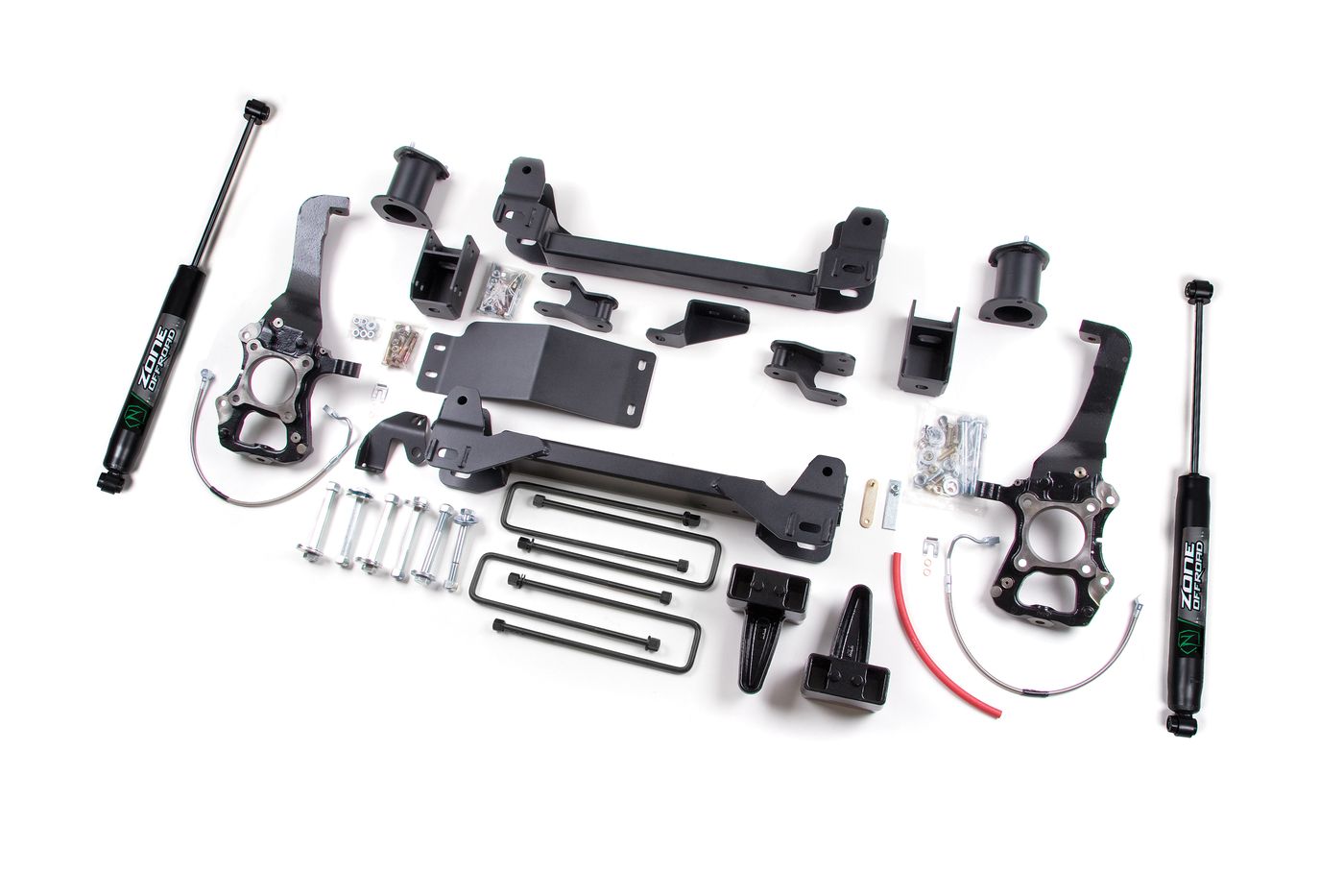 Zone Offroad 6" Suspension Lift Kit ; Nitro Shocks
