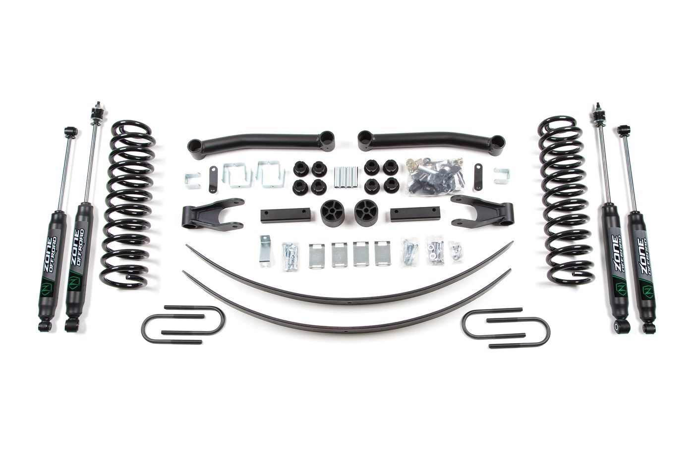 Zone Offroad 4.5" Coil Spring Lift Kit ; Nitro Shocks