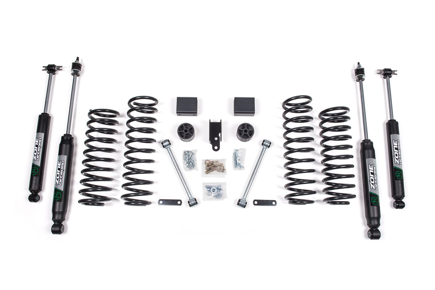 Zone Offroad 3" Coil Spring Lift Kit ; Nitro Shocks