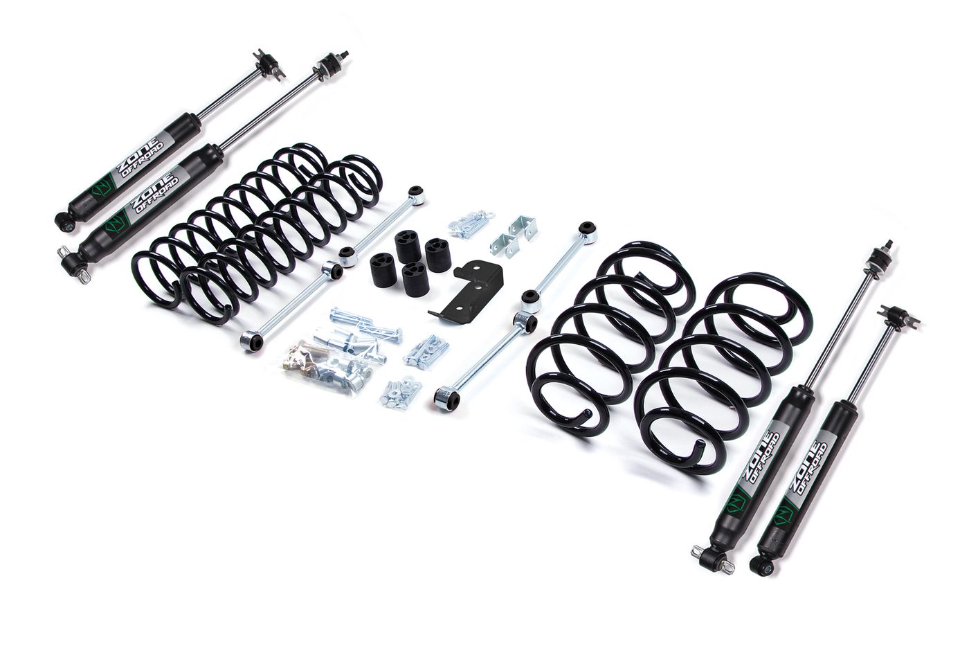 Zone Offroad 3" Coil Spring Lift Kit ; Nitro Shocks