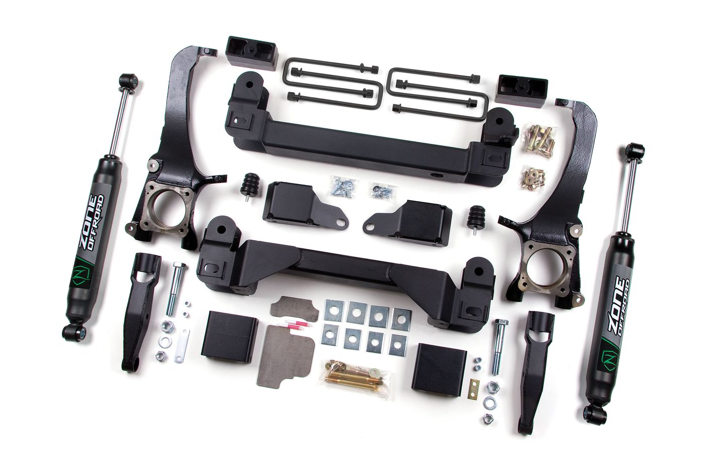 Zone Offroad 5" Suspension Lift Kit ; Nitro Shocks