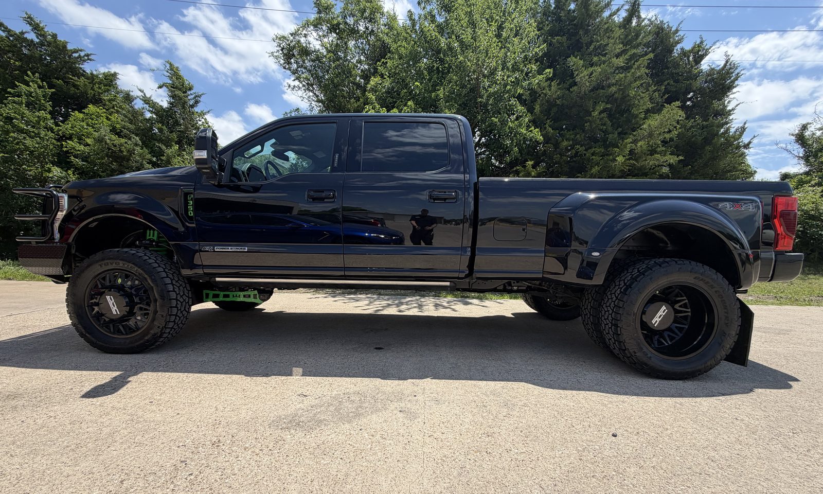 A customer's truck, stock
