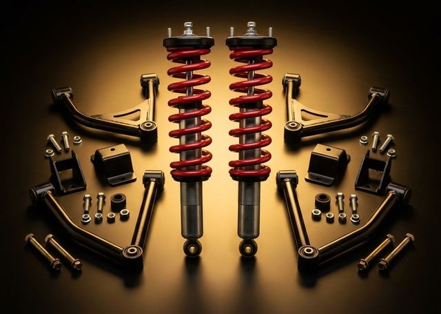 Truck suspension lift kit