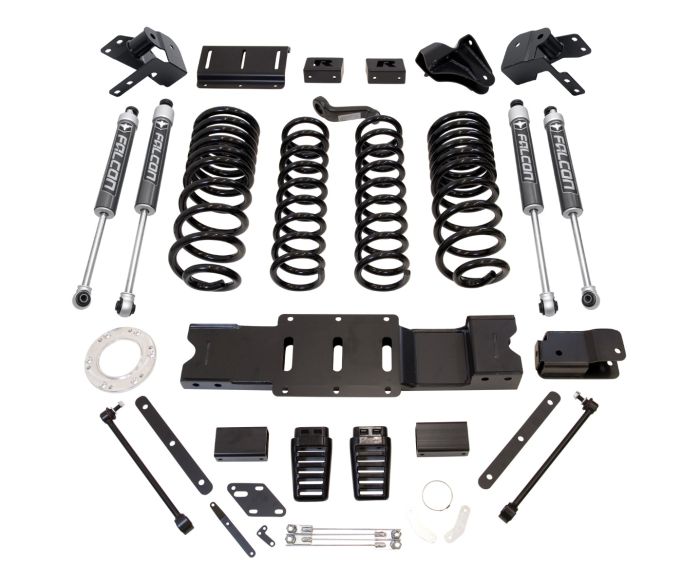 ReadyLIFT 2019-2024 Ram 2500 Diesel 4WD 4.5'' Coil Spring Lift Kit With Falcon 2.1 Shocks